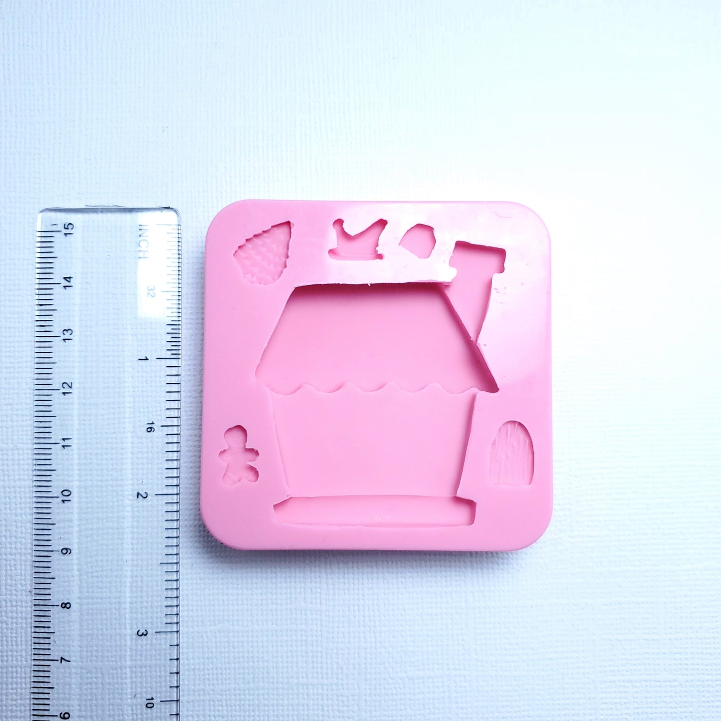 Gingerbread House Silicone Mold for Fondant Resin Clay Miniature Cake Decorating