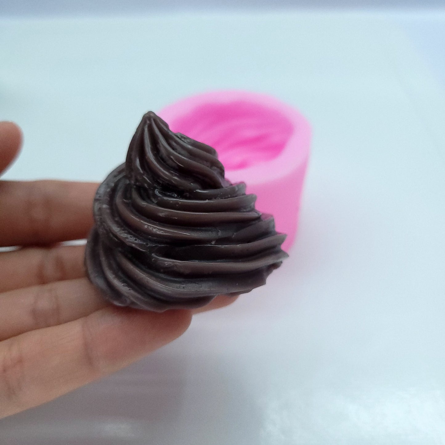 Realistic Whipped Cream soft serve Bundle option Wax mold Resin mold Soap mold Realistic Flexible mold NC093
