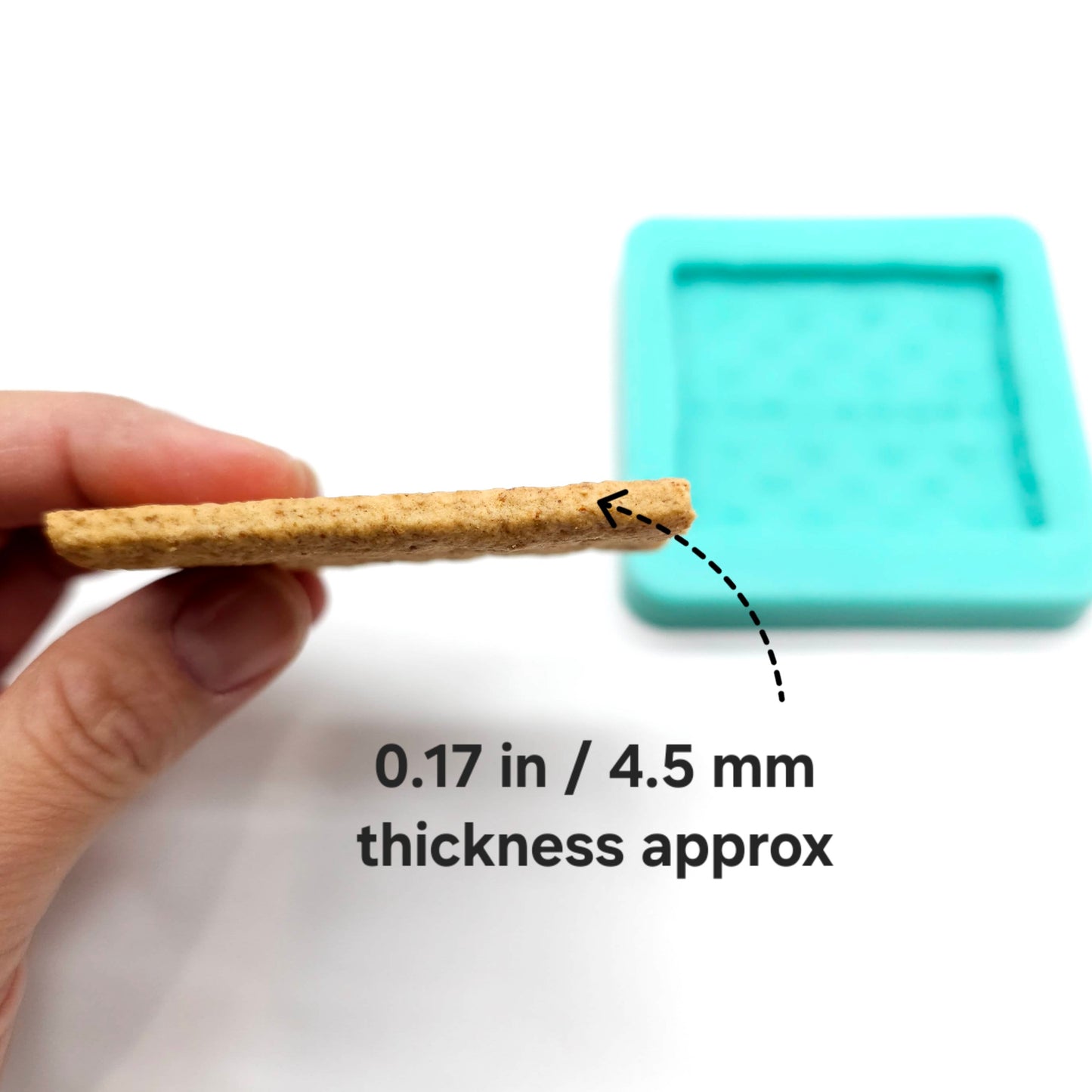 S'mores Graham cracker mold chocolate and/or Marshmallow Silicone mold Bundle option Mold for Wax,  Mold for Resin