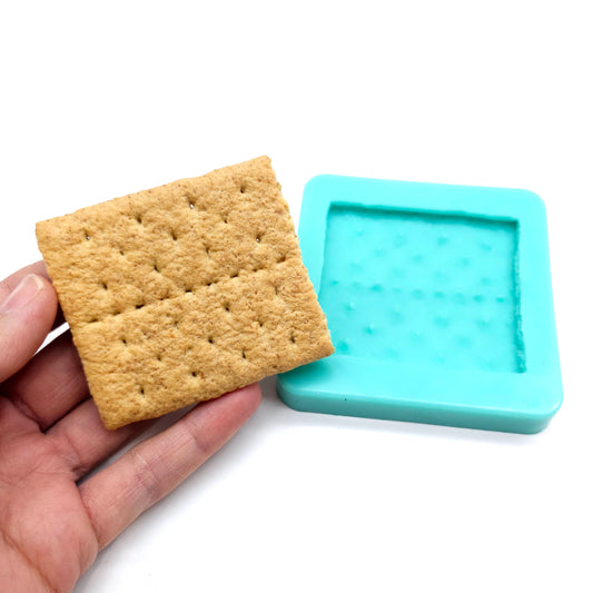 Graham crackers honey Mold Wax mold Resin mold Soap mold Realistic Flexible mold NC013