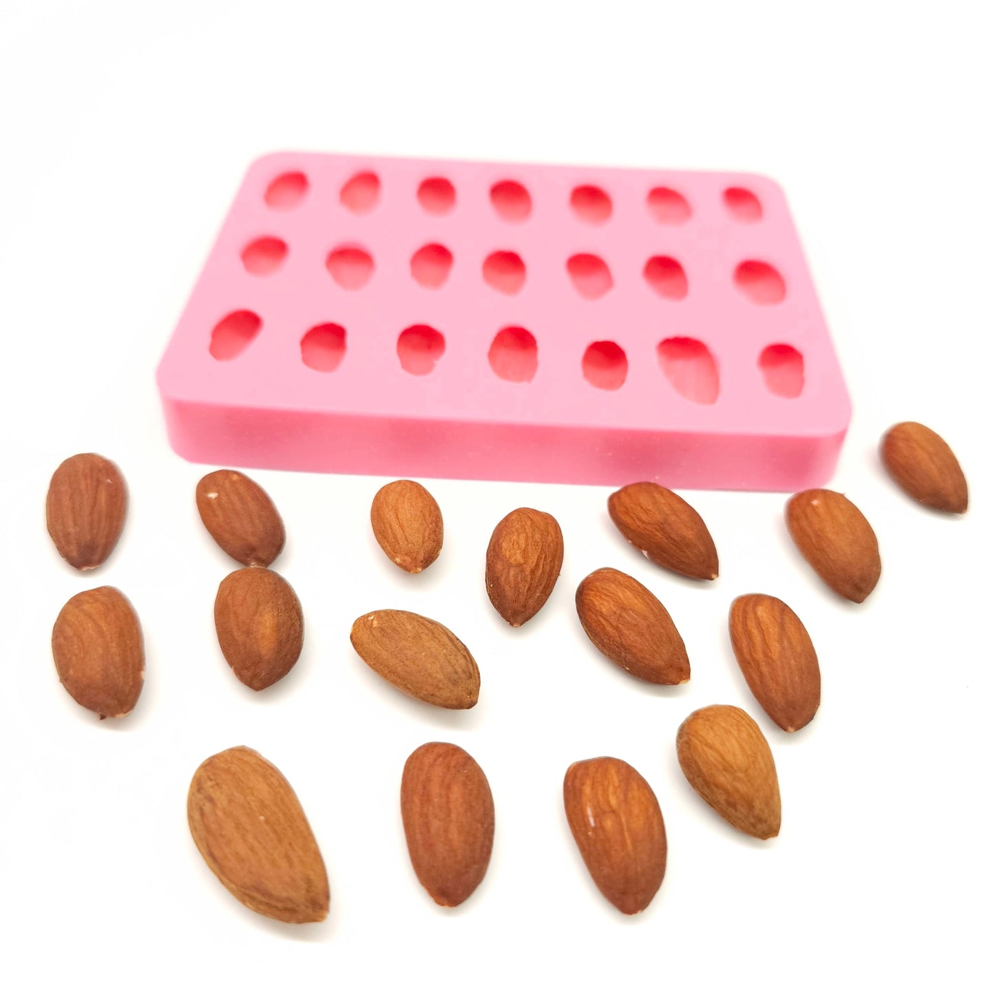 Almond Silicone Mold, realistic almods Soap and candle mold NS004