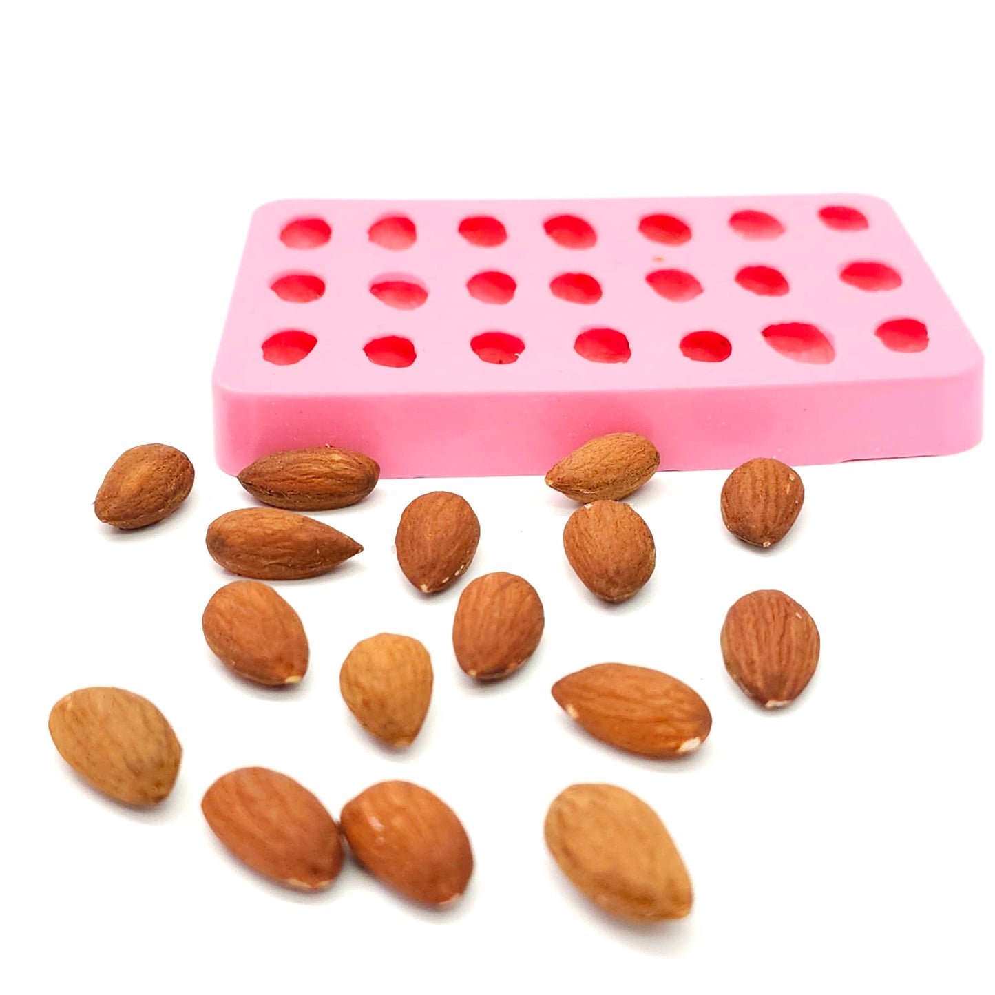 Almond Silicone Mold, realistic almods Soap and candle mold NS004