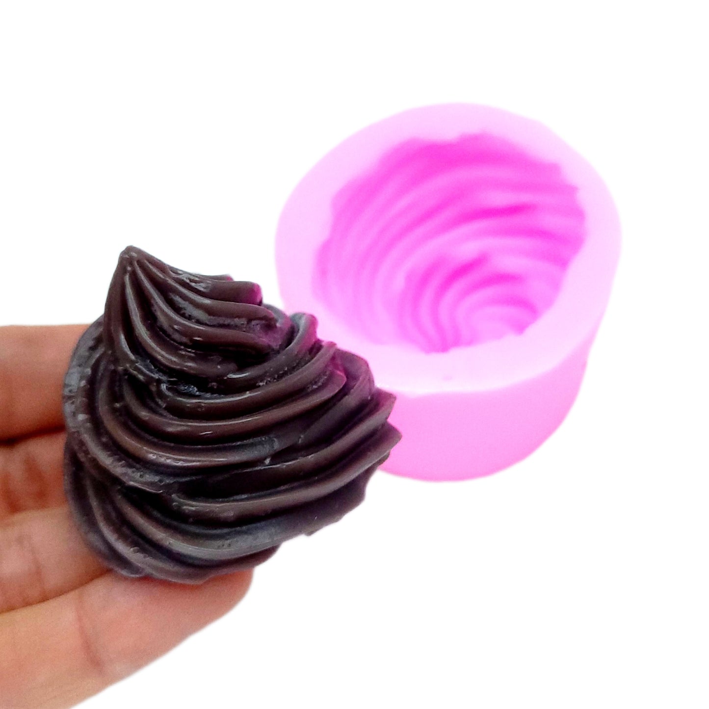 Realistic Whipped Cream soft serve Bundle option Wax mold Resin mold Soap mold Realistic Flexible mold NC093