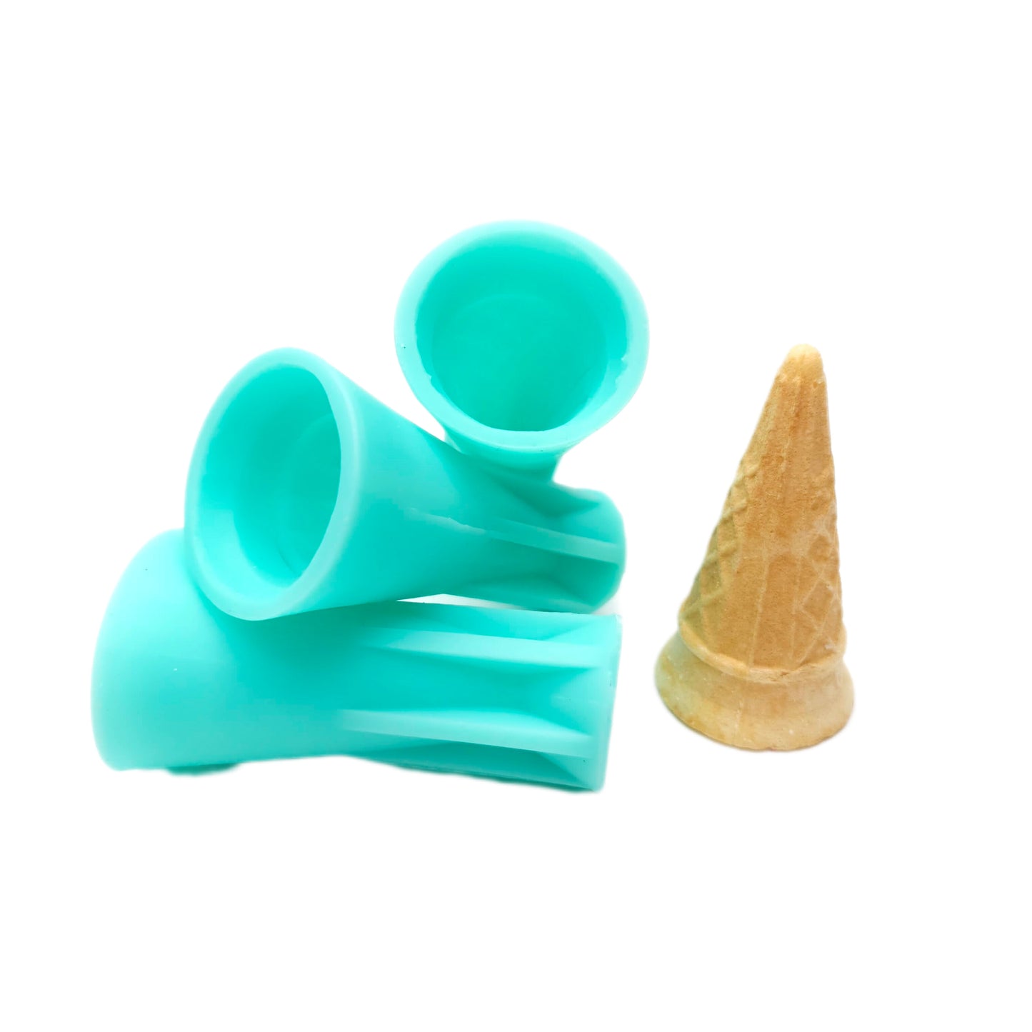 Mini cone silicone mold fake food making mold, candle making mold, resin ice cream cone mold, wax melts mold, pottery mold polymer clay mold chocolate mold