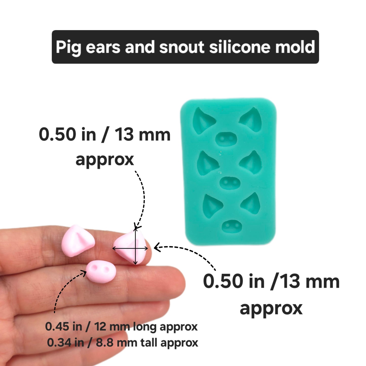 Silicone Mold for Cake Pop Decoration Set of 3, Makes Only Animal Lower Body (Does Not Make Head) Perfect for Chocolate, Fondant, and Candy Cute Bottoms Mold for DIY Cake Pops