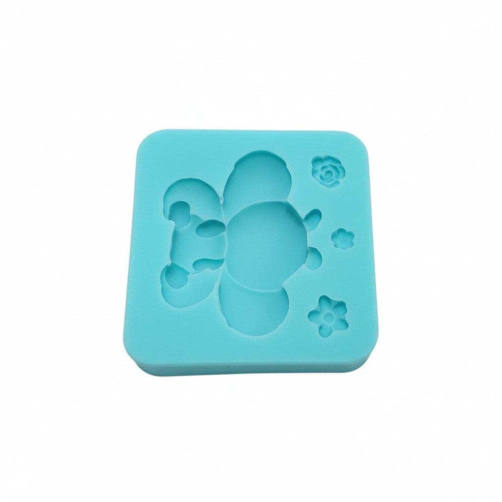 Cute Bee and Ladybug Silicone Mold for Easter Cake Resin Miniatures