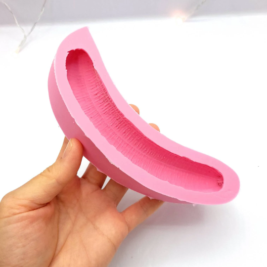 Banana Silicone mold banana split wax mold, banana resin mold, real banana mold, fake food mold NC005