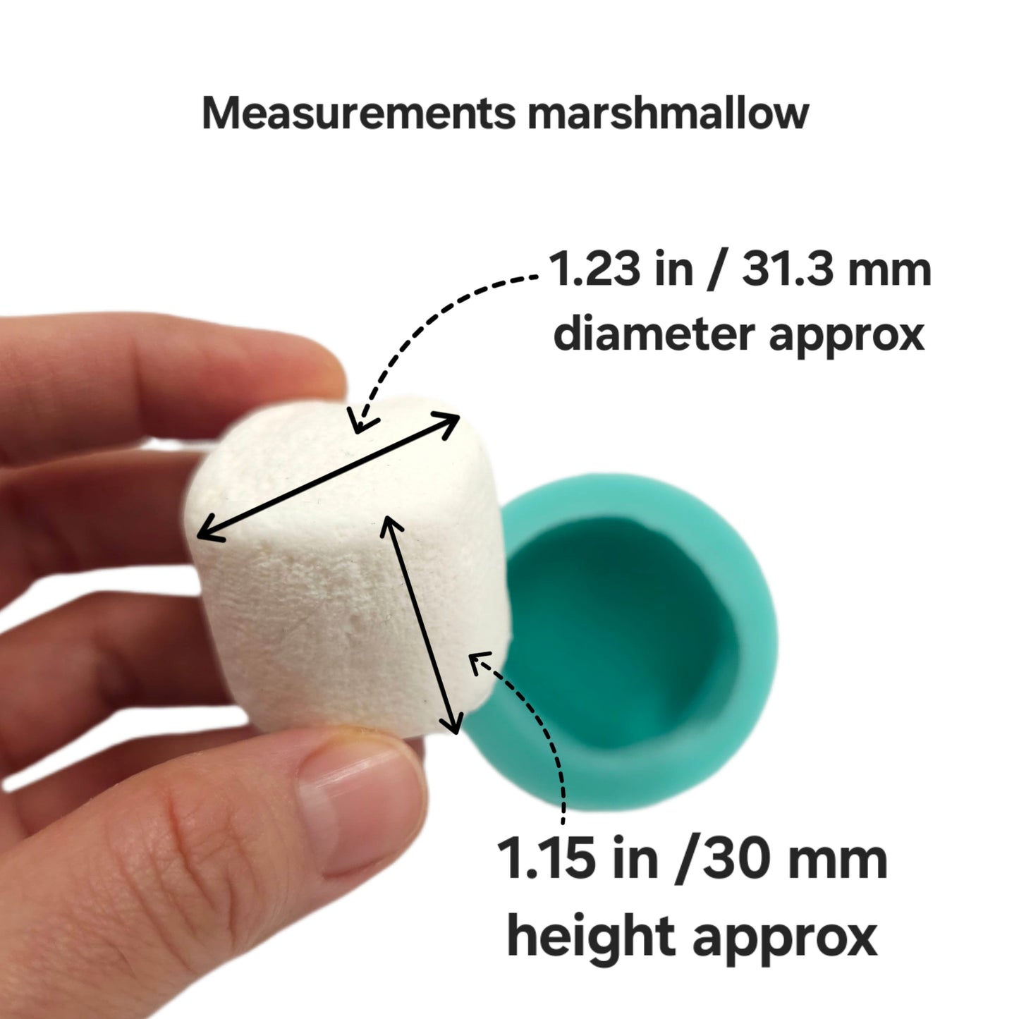S'mores Graham cracker mold chocolate and/or Marshmallow Silicone mold Bundle option Mold for Wax,  Mold for Resin