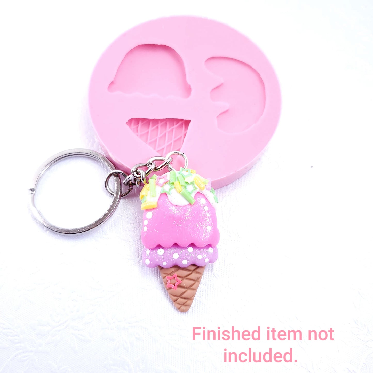 Ice Cream Cone Multi Project Silicone Mold MS010 for Crafts & Baking