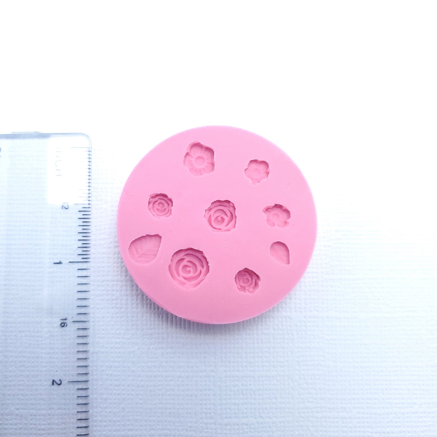 Mini Roses Silicone Mold for Fondant, Resin, Clay and Cake Decorating