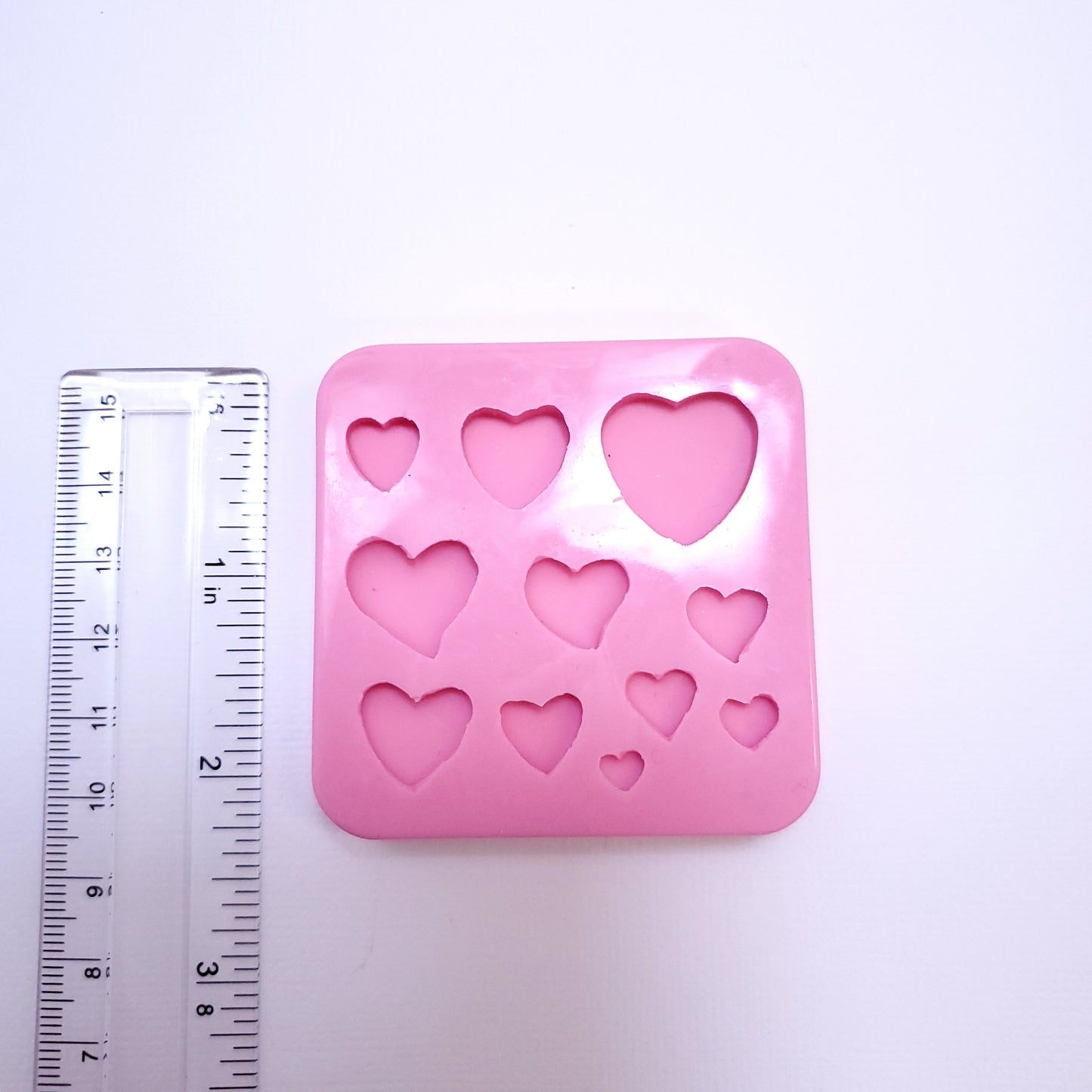 Heart Silicone Mold for Resin, Fondant, Clay, Wax & Jewelry Making