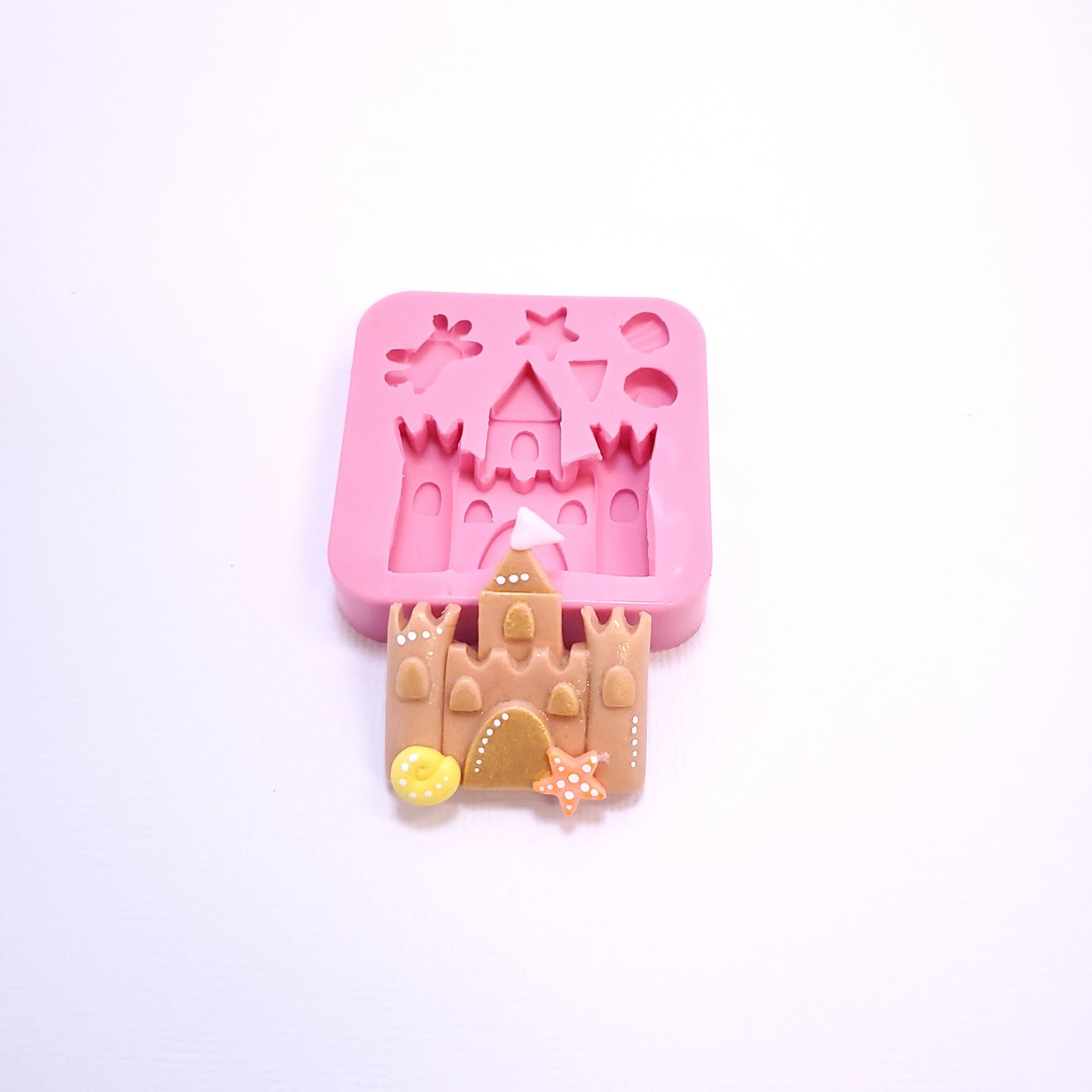 Sand Castle Silicone Mold for Fondant, Resin, Clay and Miniature Crafts