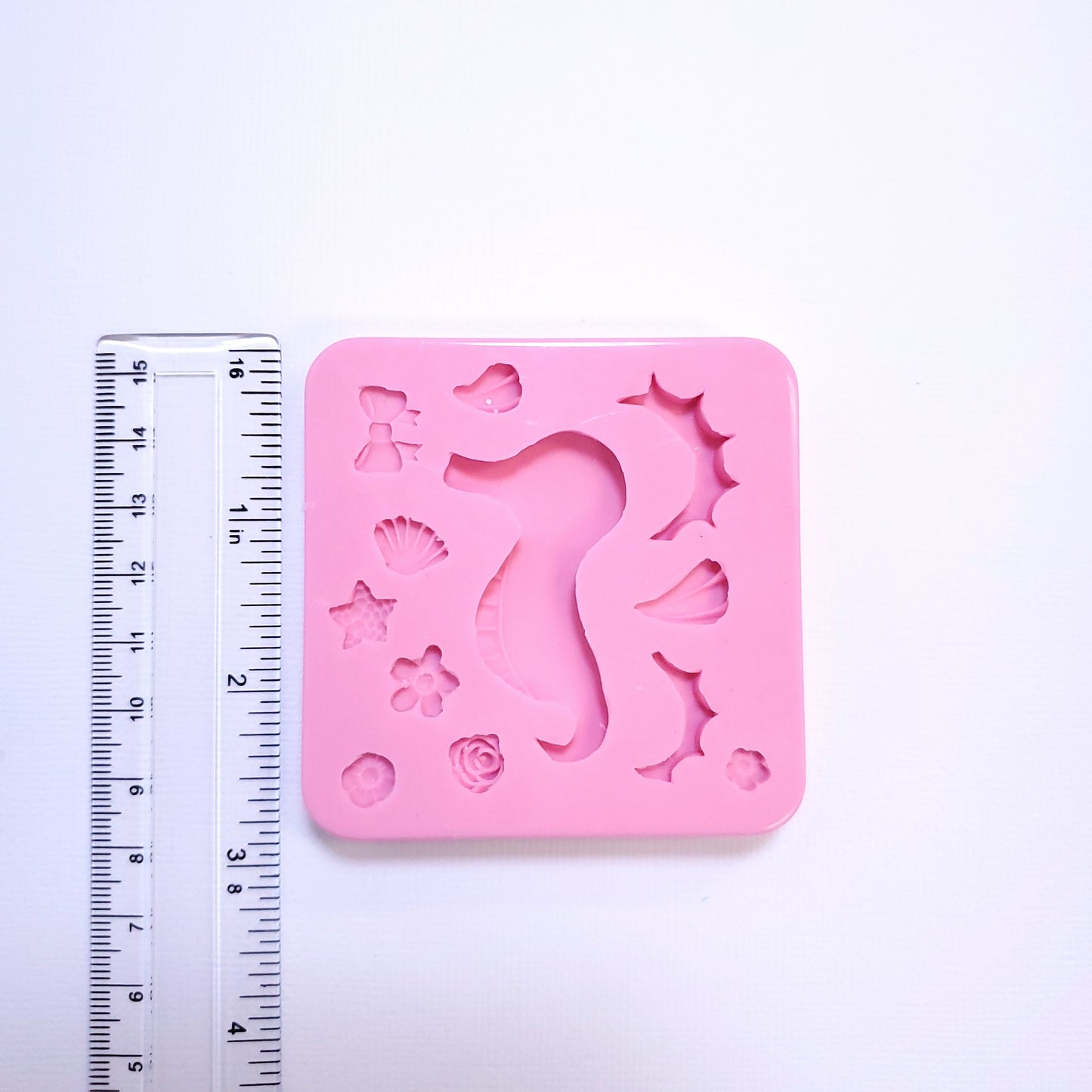Seahorse Under the Sea Silicone Mold for Fondant, Resin, Clay and Jewelry