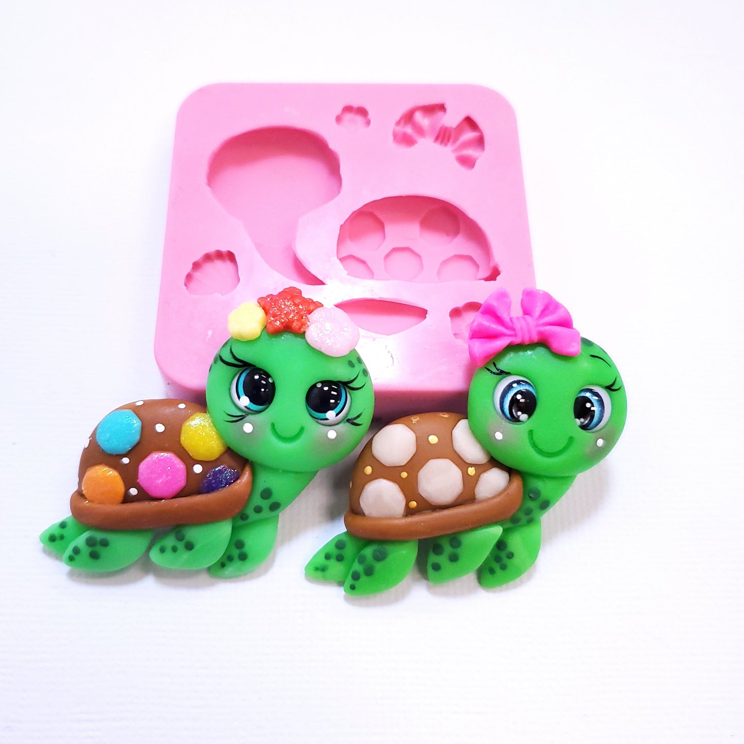 Cute Sea Turtle Multi-Project Silicone Mold MS350 for Crafts and Baking