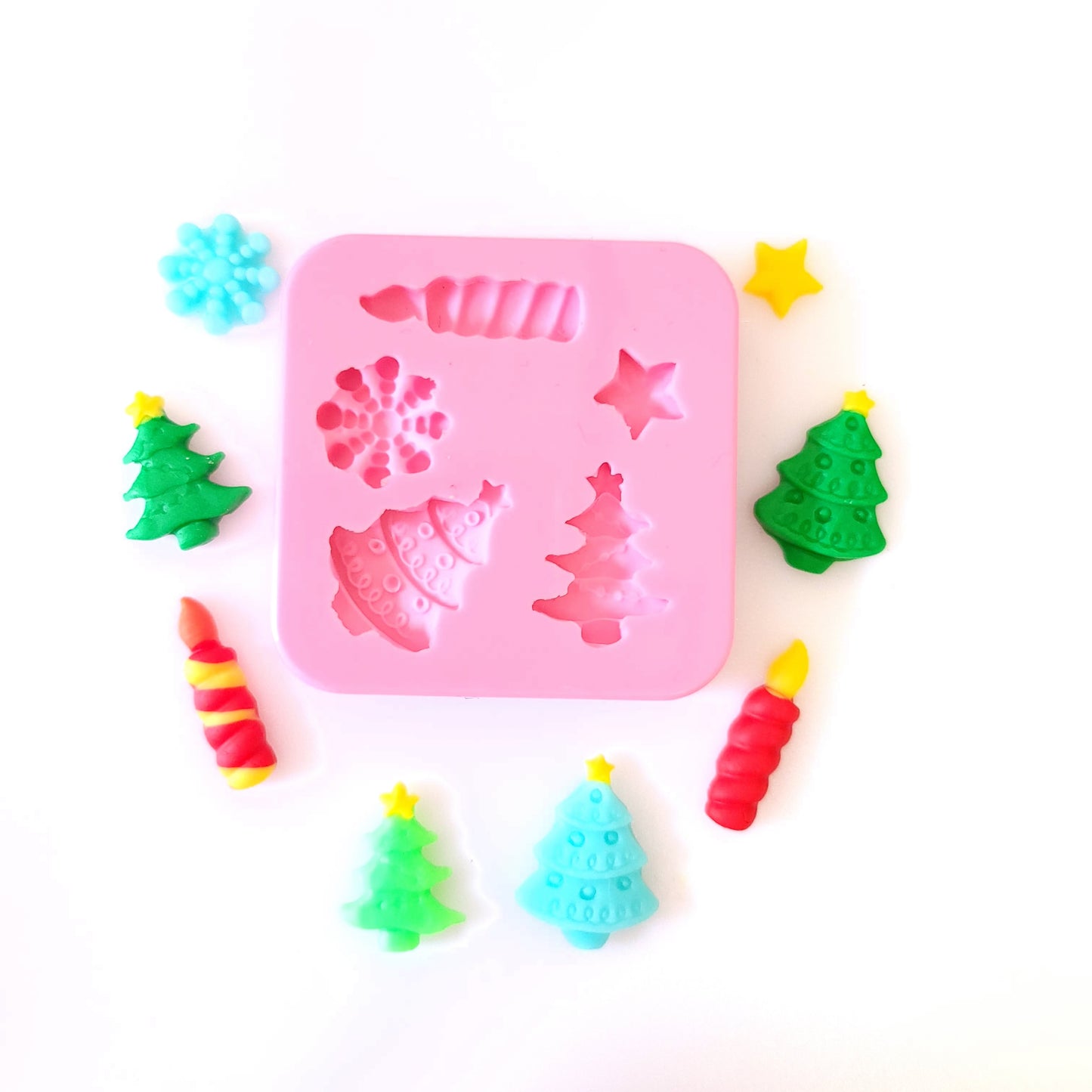 Christmas Accessories Multi-Project Silicone Mold for Miniatures and Crafts MS461