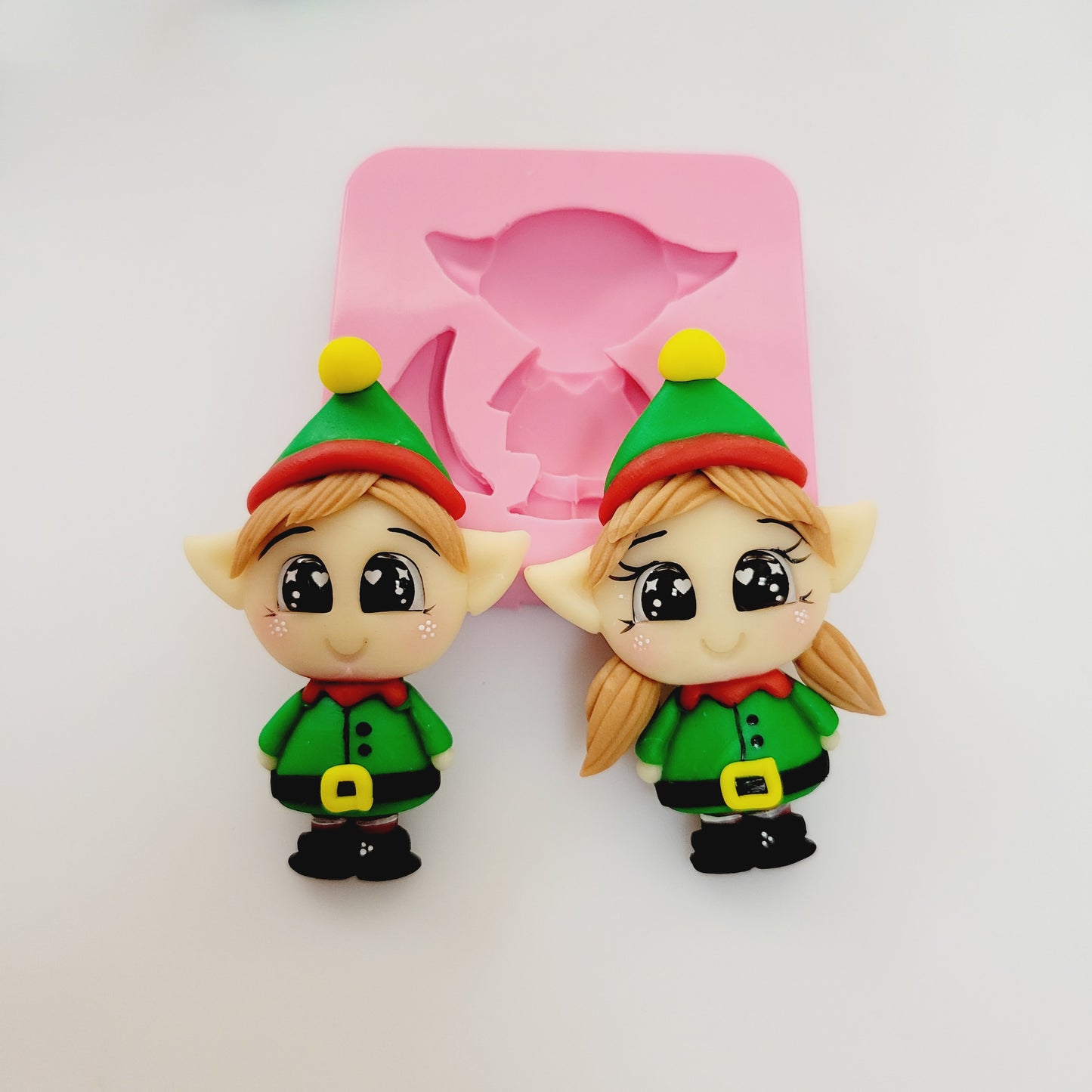Santa Helper Elf Multi-Project Silicone Mold MS500 for Cake Resin Clay Crafts