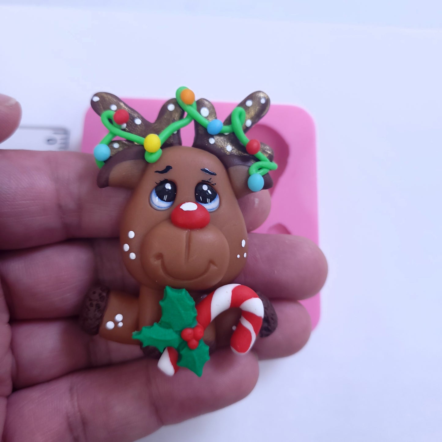 Reindeer Christmas Multi Project Silicone Mold for Fondant Resin Clay Miniatures