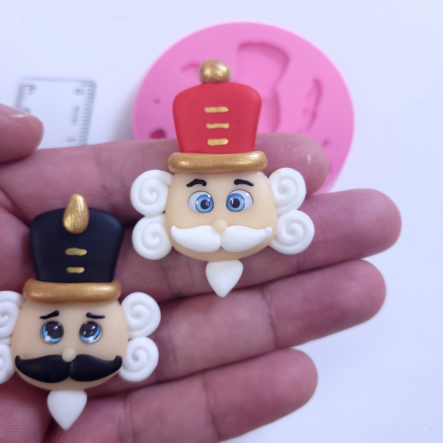 Nutcracker Silicone Mold for Miniatures Fondant Polymer Clay Resin Crafts MS487