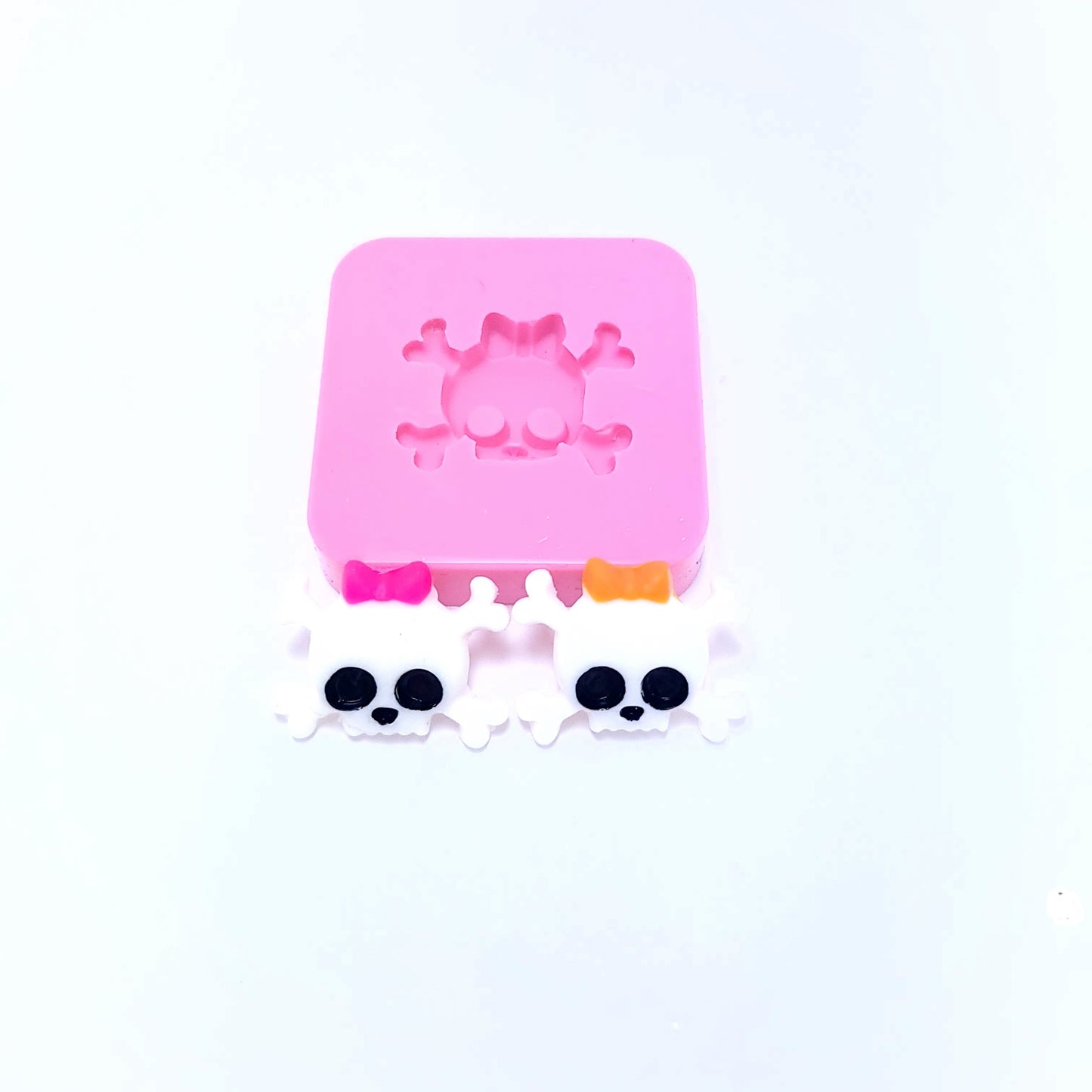 Cute Skull Multi-Project Silicone Mold MS530 for Miniatures Resin Fondant Jewelry