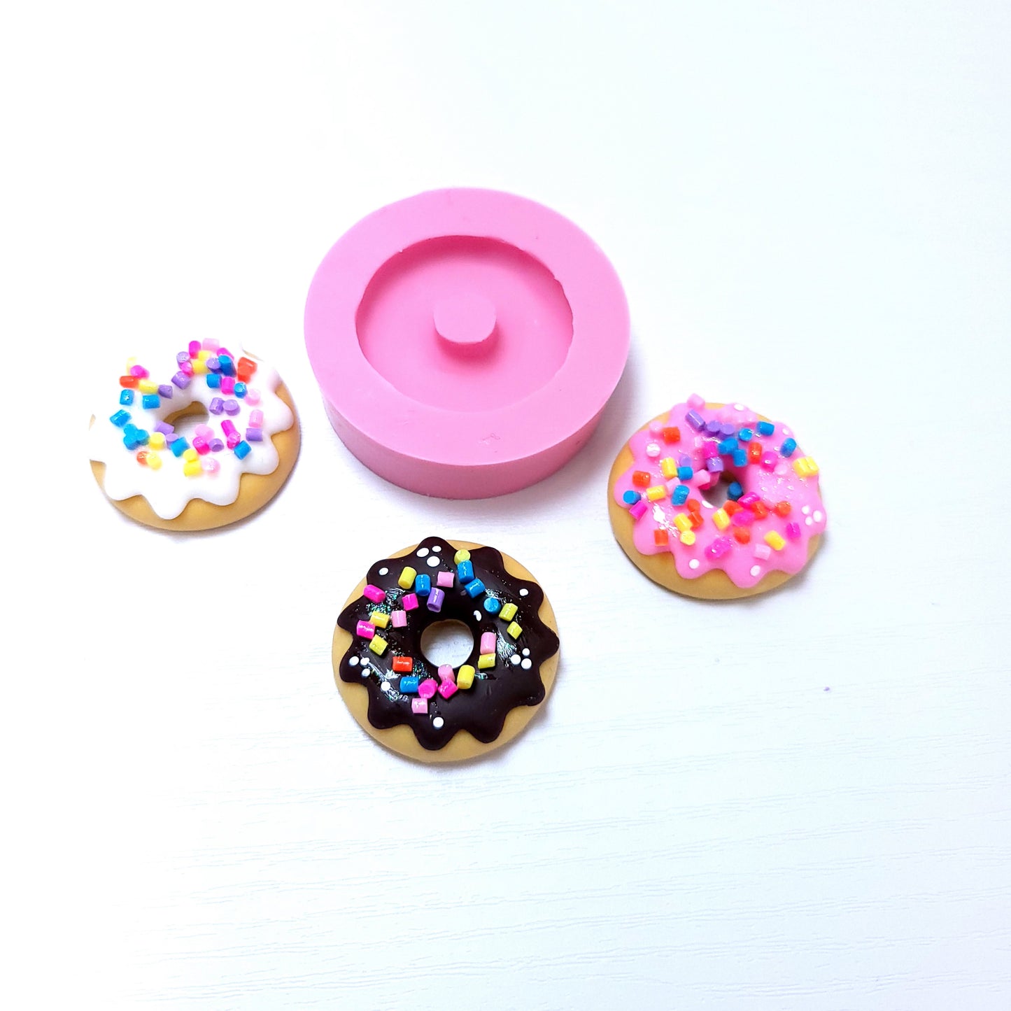 Donut Multi Project Silicone Mold MS540 for Resin Clay Fondant Crafts