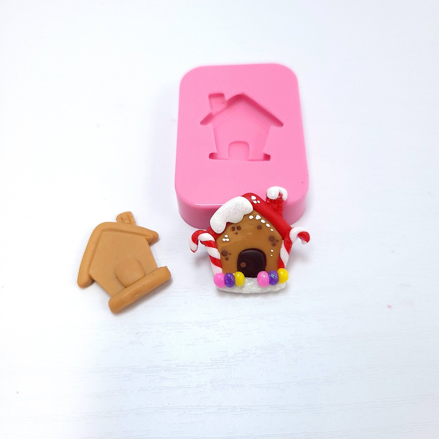 Gingerbread House Mini Multi-Project Silicone Mold for Crafts Fondant Resin MS707