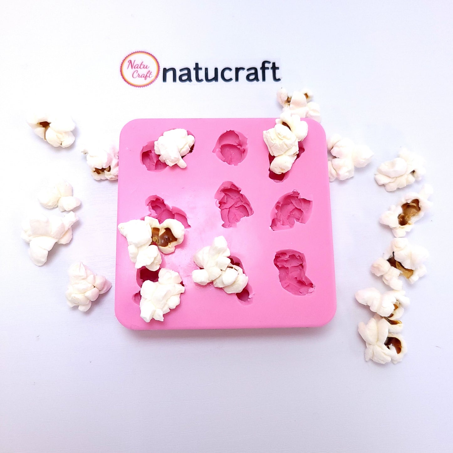 Popcorn 9 cavities Multi-Project Silicone mold, Wax embeds mold soap embed mold NC046