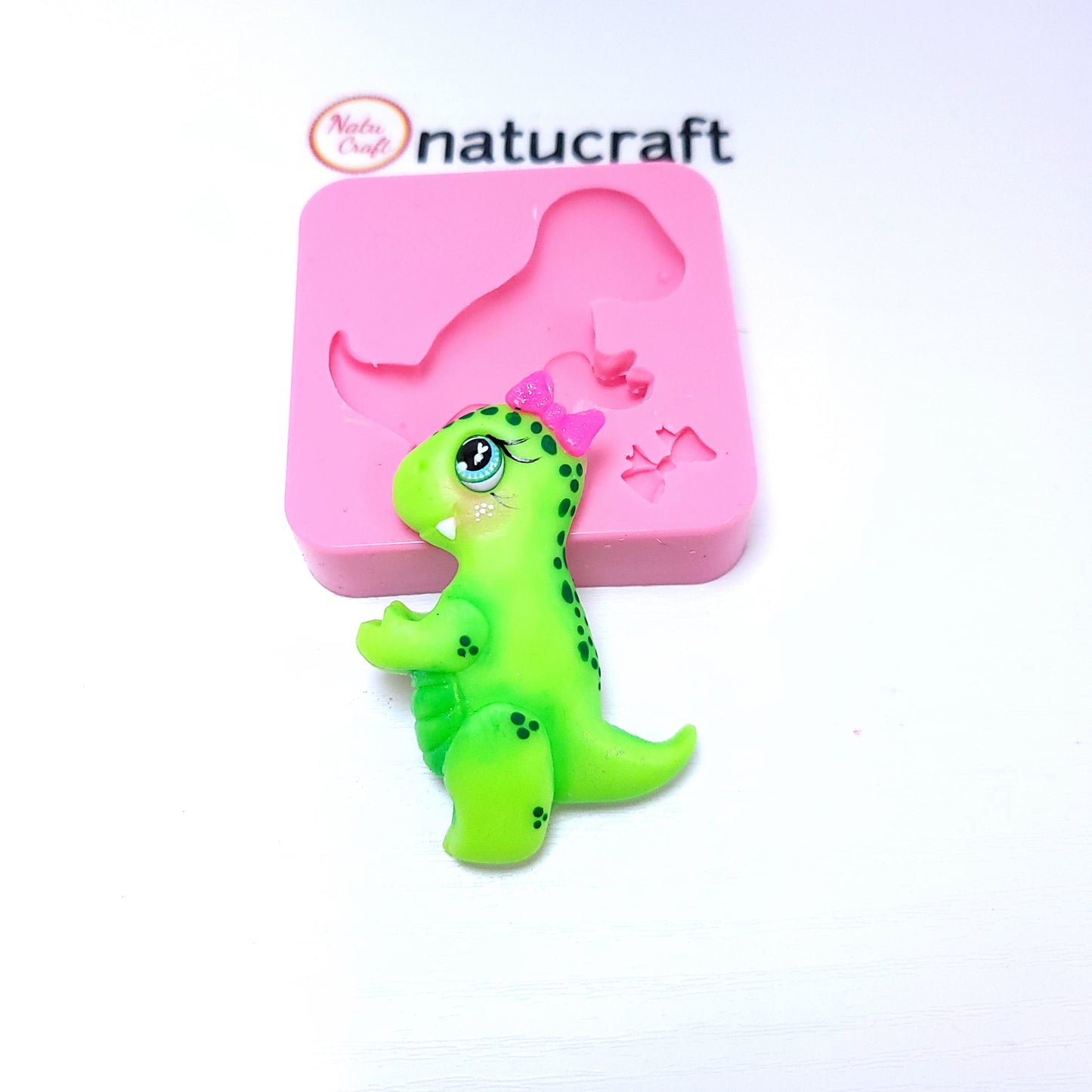 Cute T-Rex Dinosaur Multi-Project Silicone Mold for Fondant Resin Clay Crafts