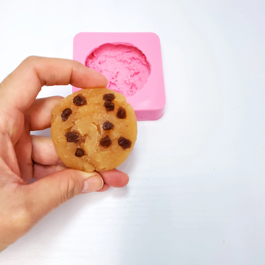Realistic chocolate chips cookie wax melts mold Soap Candle Mold for Wax Mold for Resin