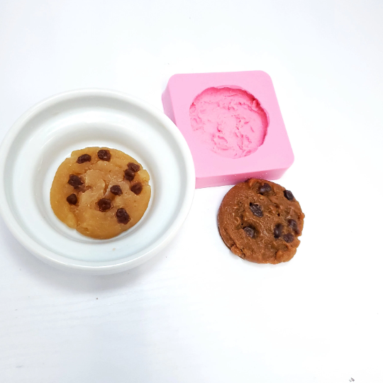 Realistic chocolate chips cookie wax melts mold Soap Candle Mold for Wax Mold for Resin