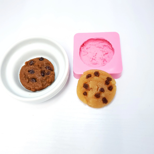 Realistic chocolate chips cookie wax melts mold Soap Candle Mold for Wax Mold for Resin