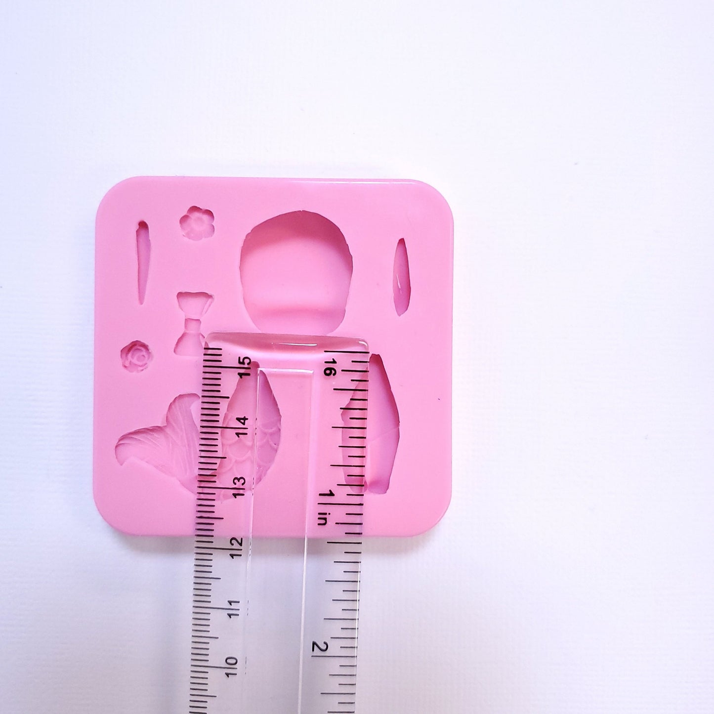 Mermaid Dolls silicone mold, polymer clay mini dolls Multi-Project Silicone mold NC101