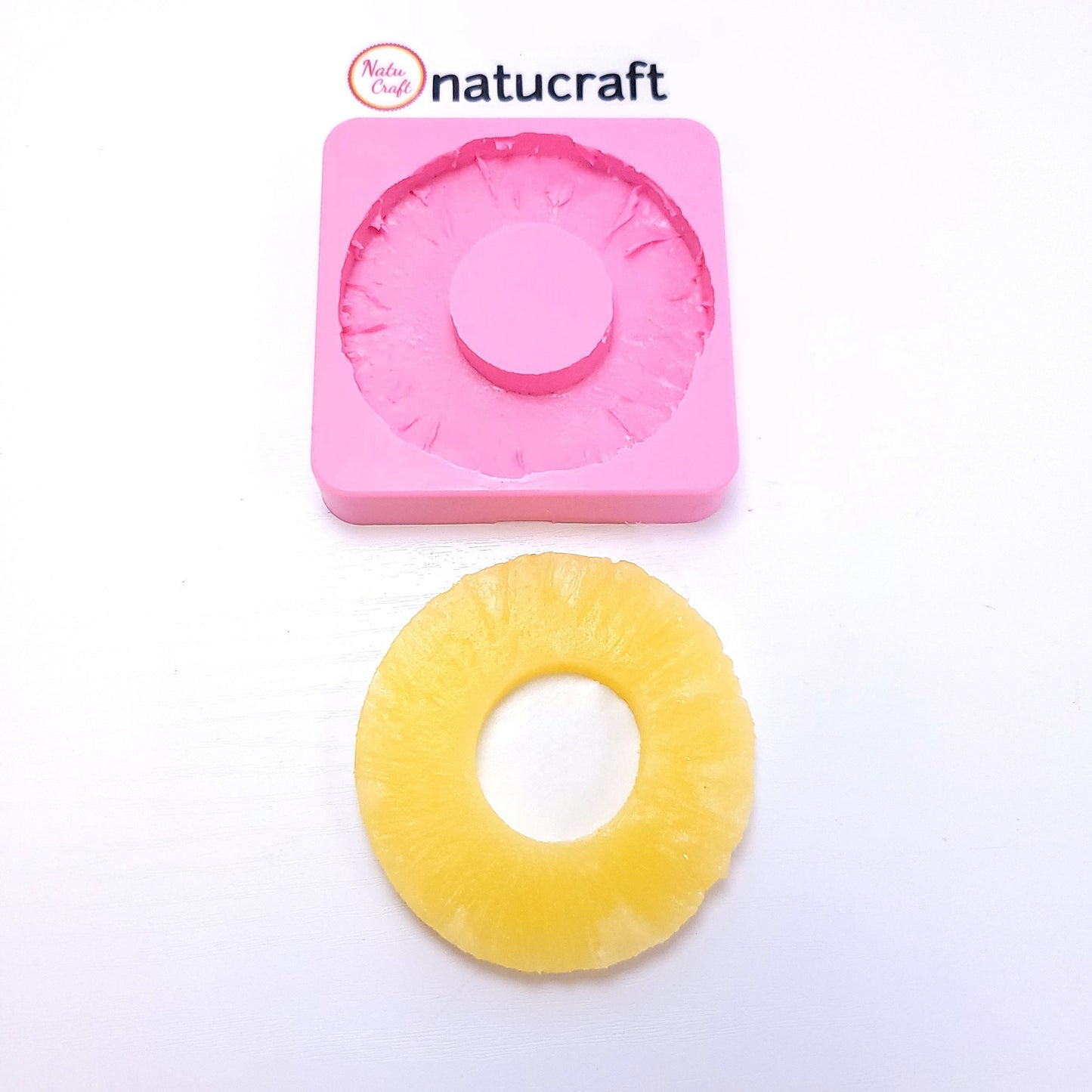 Pineapple slices Silicone Mold Wax mold Resin mold Soap mold Realistic pineapple flexible mold