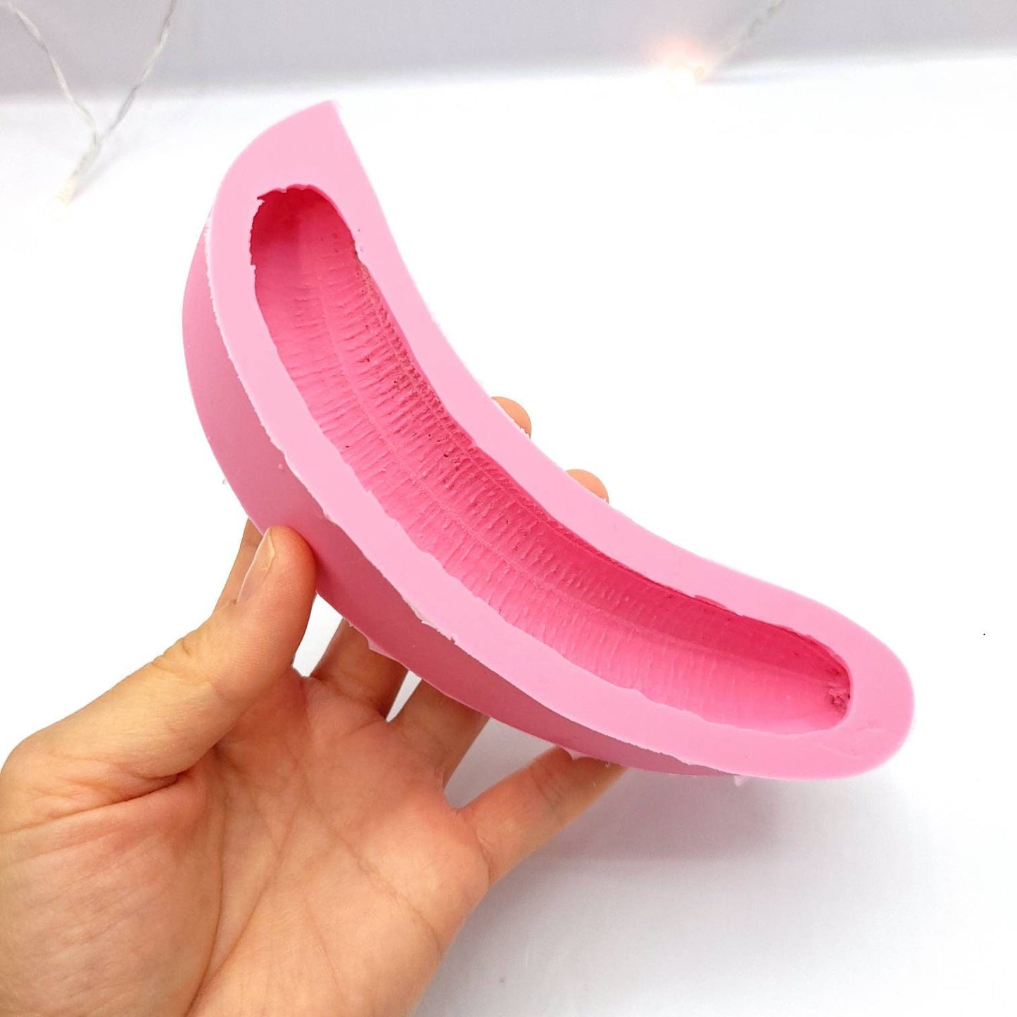 Banana mold, banana split wax mold, resin mold, real banana mold, fake food mold, candle dessert mold, candle banana mold NC005