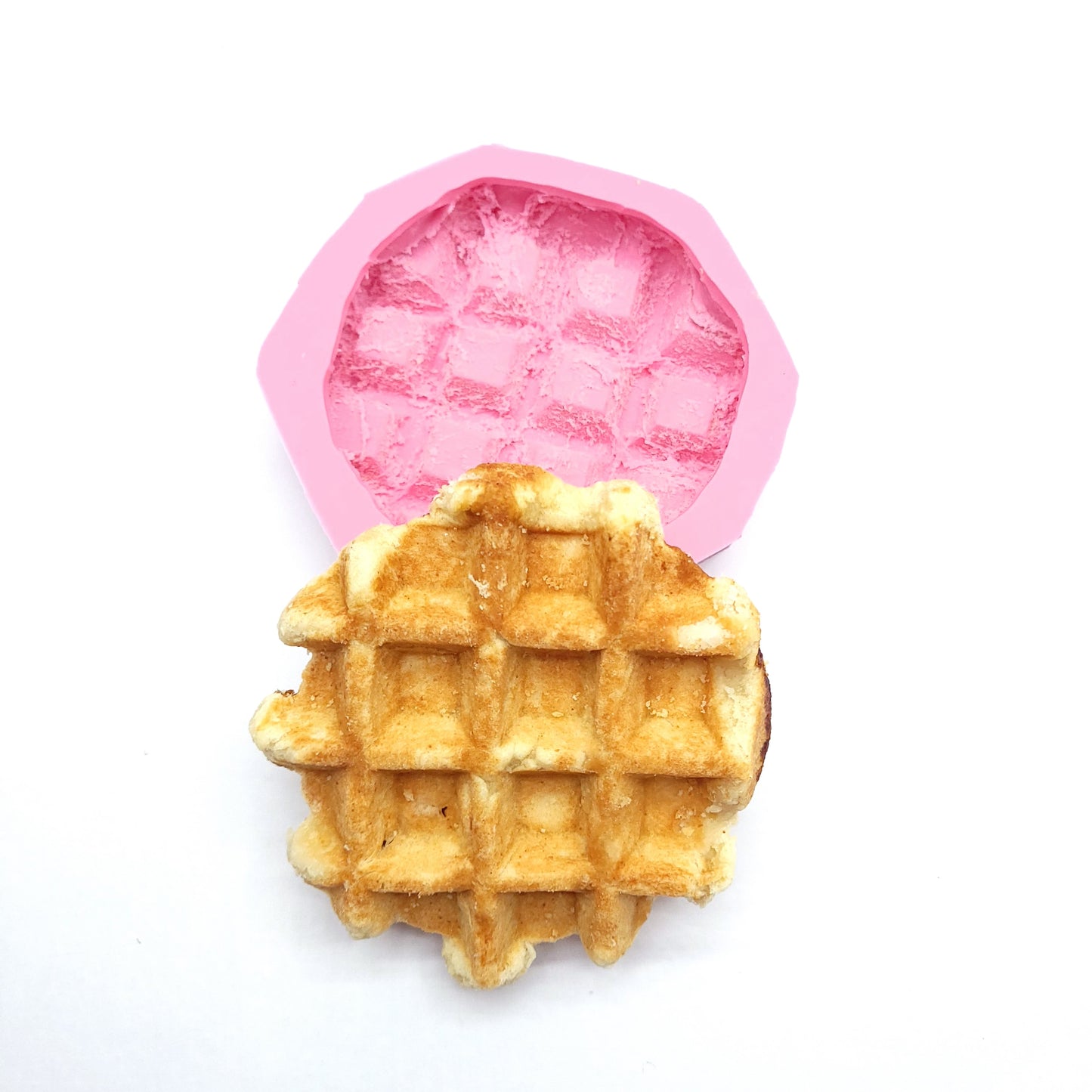 Belgian waffle Silicone Candle Mold and butter slice mold Perfect for Wax and Resin Crafting Realistic Belgian waffle Wax Mold set of 2 molds