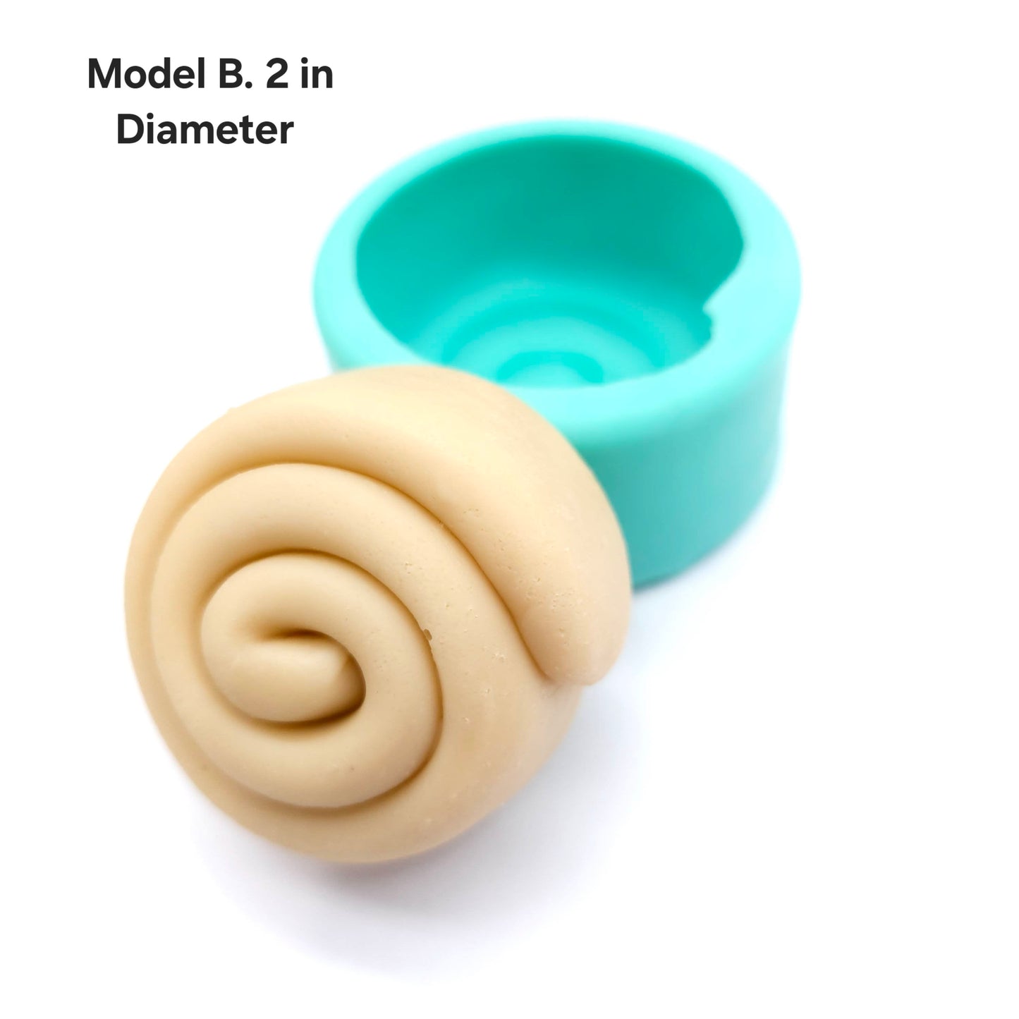 Cinnamon rolls mold Bundle option- Made from real cinnamon rolls silicone mold