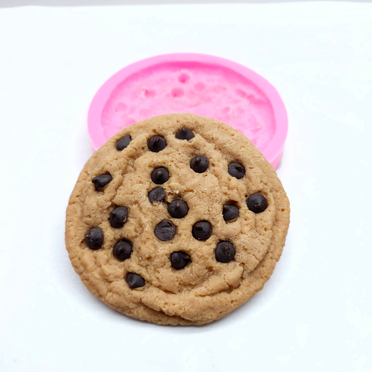 Chocolate chip cookie silicone mold, realistic cookie snap bar wax melt mold, candle dessert mold, soap making mold NS033