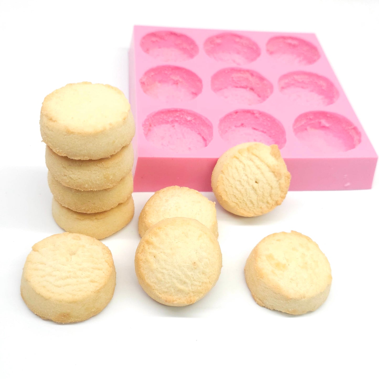 Shortbread butter cookie Silicone Mold, Soap and candle mold, chocolate melts mold NS002