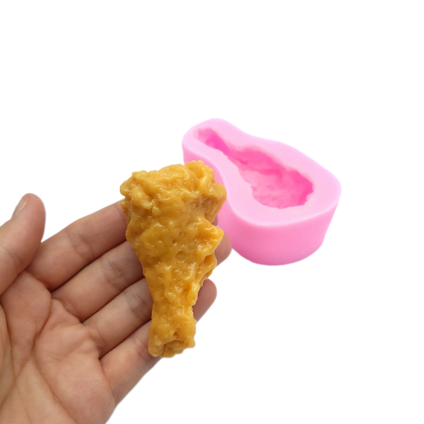 Chicken wings Silicone Mold 2 cavities Wax mold Resin mold Soap mold Realistic chicken wings Flexible mold Candle mold  NC09-11