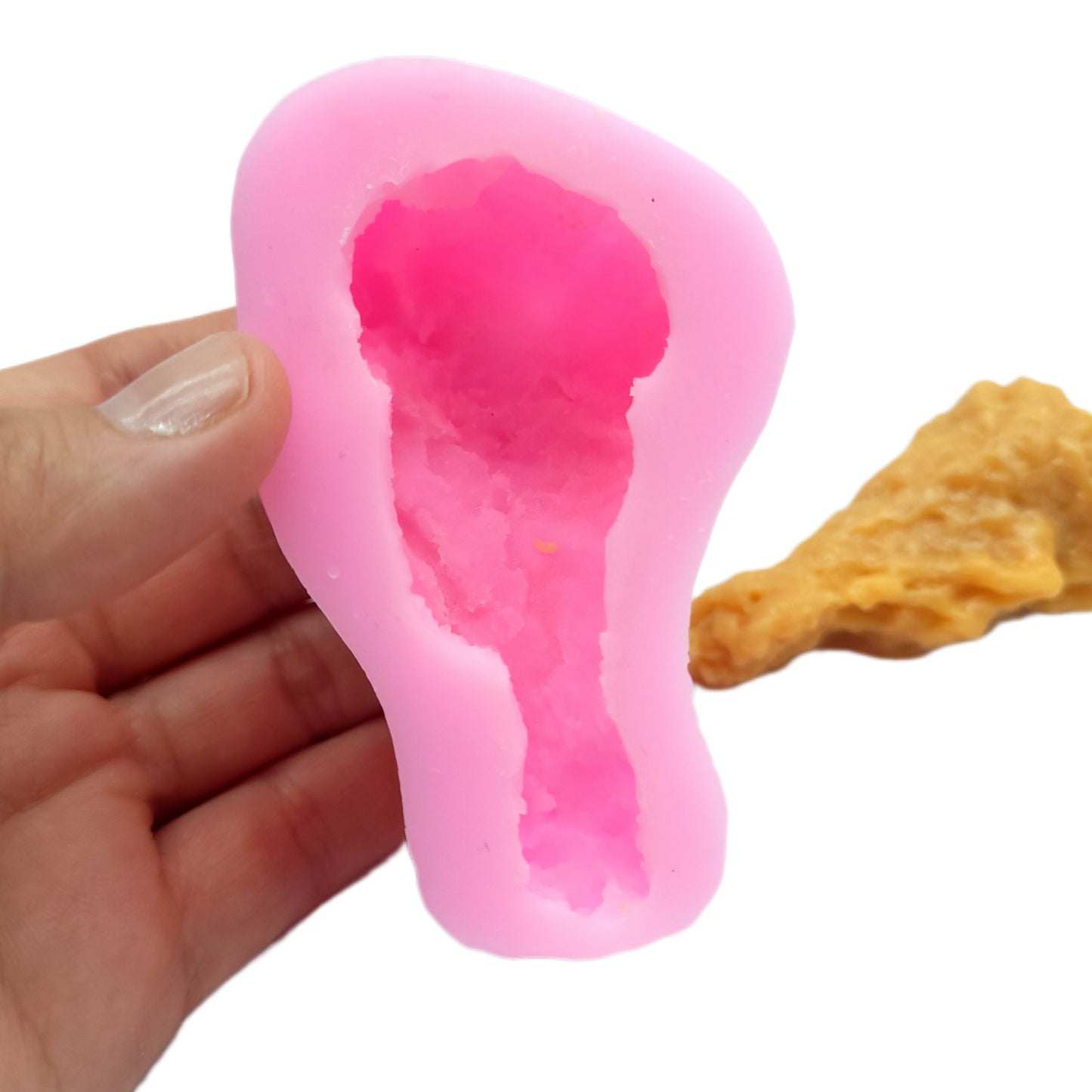 Chicken wings Silicone Mold 2 cavities Wax mold Resin mold Soap mold Realistic chicken wings Flexible mold Candle mold  NC09-11