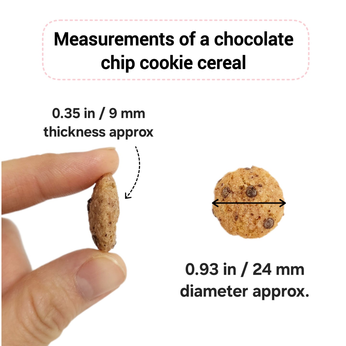 Realistic chocolate chips cookie cereal wax melts mold, Soap and Candle embeds, cookie mold for Wax, cereal Mold for Resin NC052