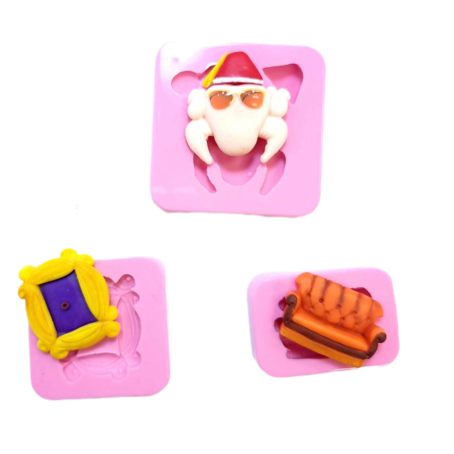 Friends molds, Turkey friends mold, Sofa and frame best friends mold Multi Project bundle NC0653