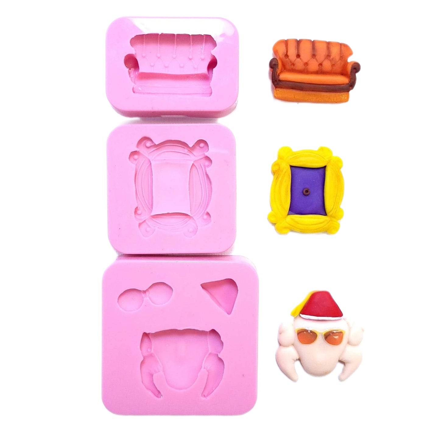 Friends molds, Turkey friends mold, Sofa and frame best friends mold Multi Project bundle NC0653