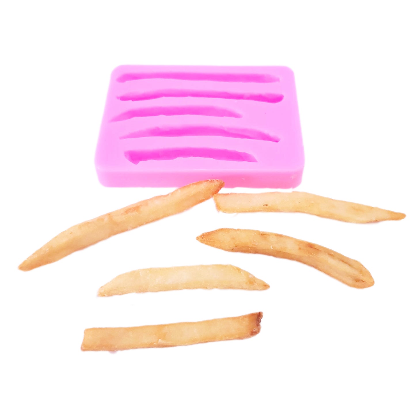 French fries American classic traditional style mold, French fries Soap and Candle mold, potato fries mold for Wax melts, French fries resin Mold NC007