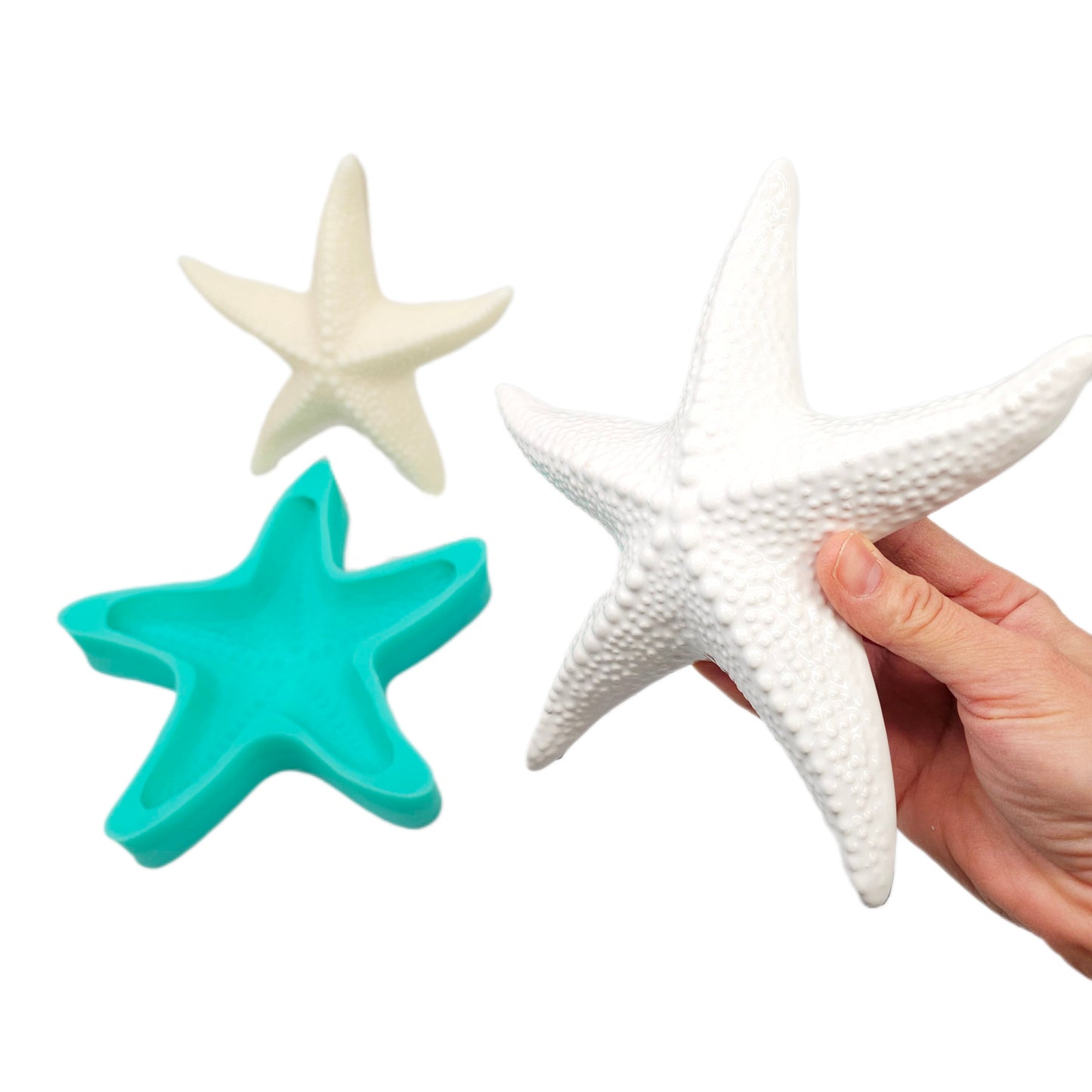 Starfish mold home DIY home décor, concreate starfish silicone mold, candle starfish mold NS032