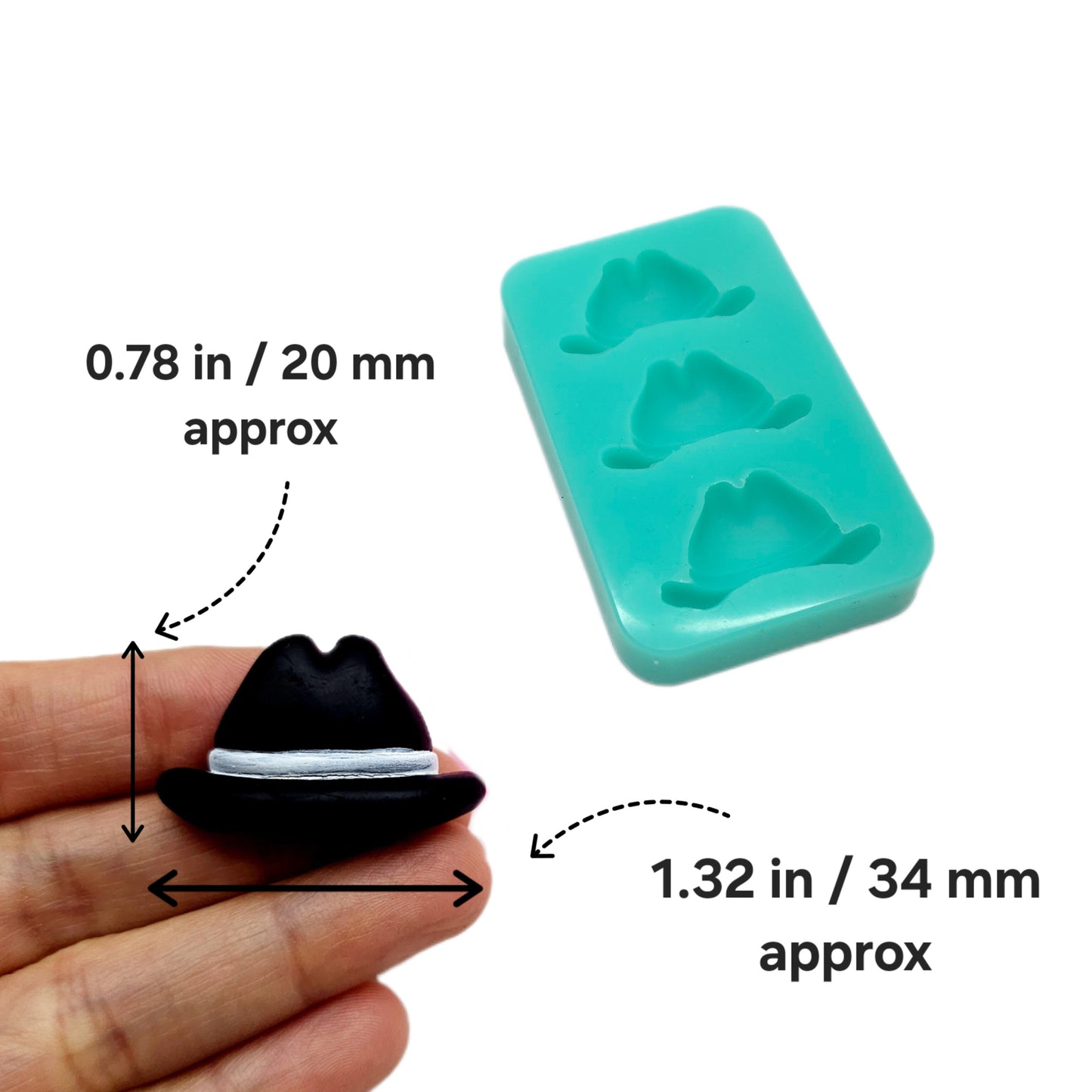 Father’s Day Fondant & Cake Pop Decorating Molds – Perfect for Husband Cupcakes, Chocolates, and DIY Treats Set of 3 Men-Inspired Silicone Molds, Mustache, Bowtie & Hat