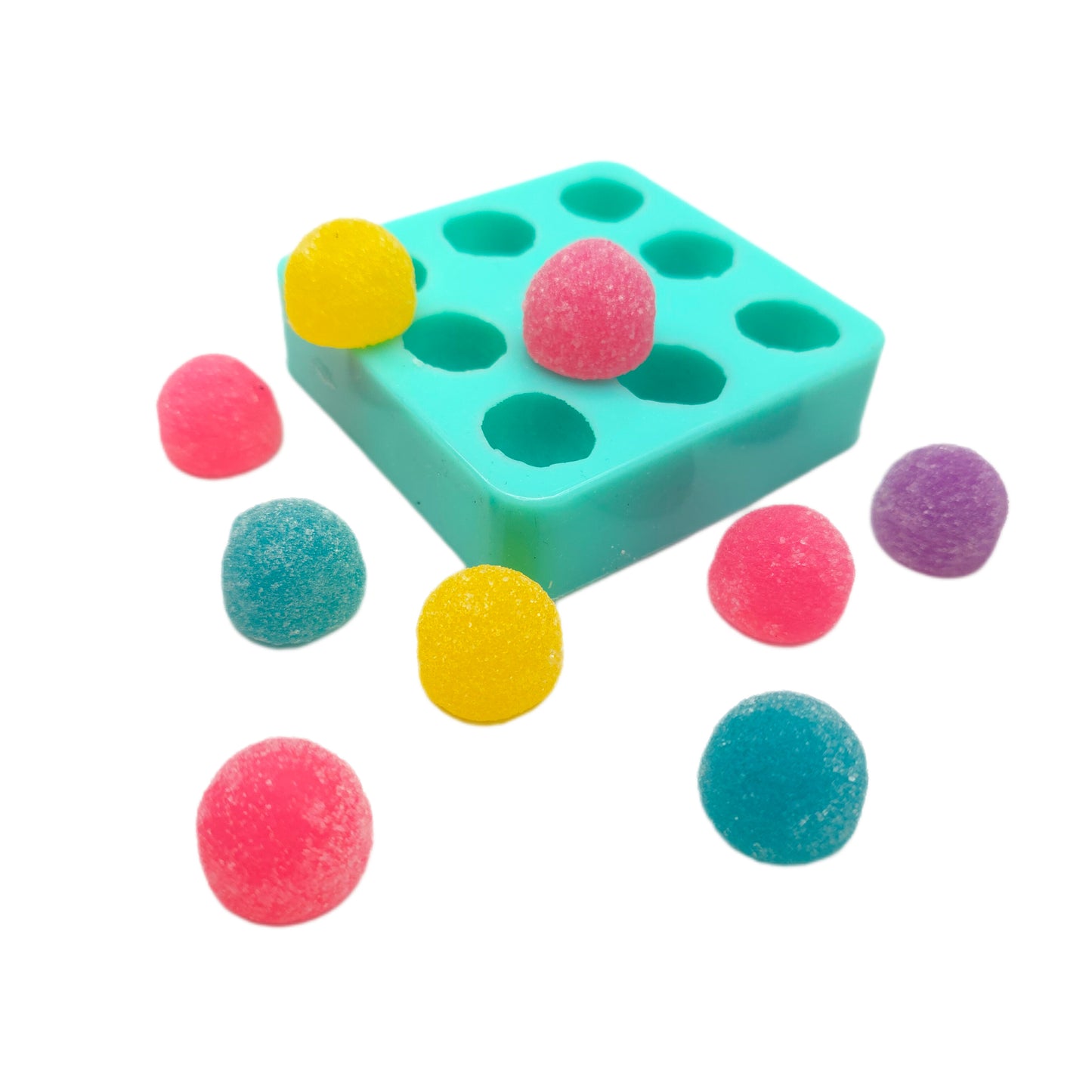 Sugar gummy drops Silicone mold Versatile Silicone Mold For Edible Crafts, Resin, Clay, Wax, Pet Treats & More Handmade in Canada NT062