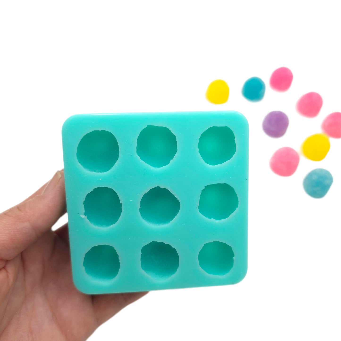 Sugar gummy drops Silicone mold Versatile Silicone Mold For Edible Crafts, Resin, Clay, Wax, Pet Treats & More Handmade in Canada NT062