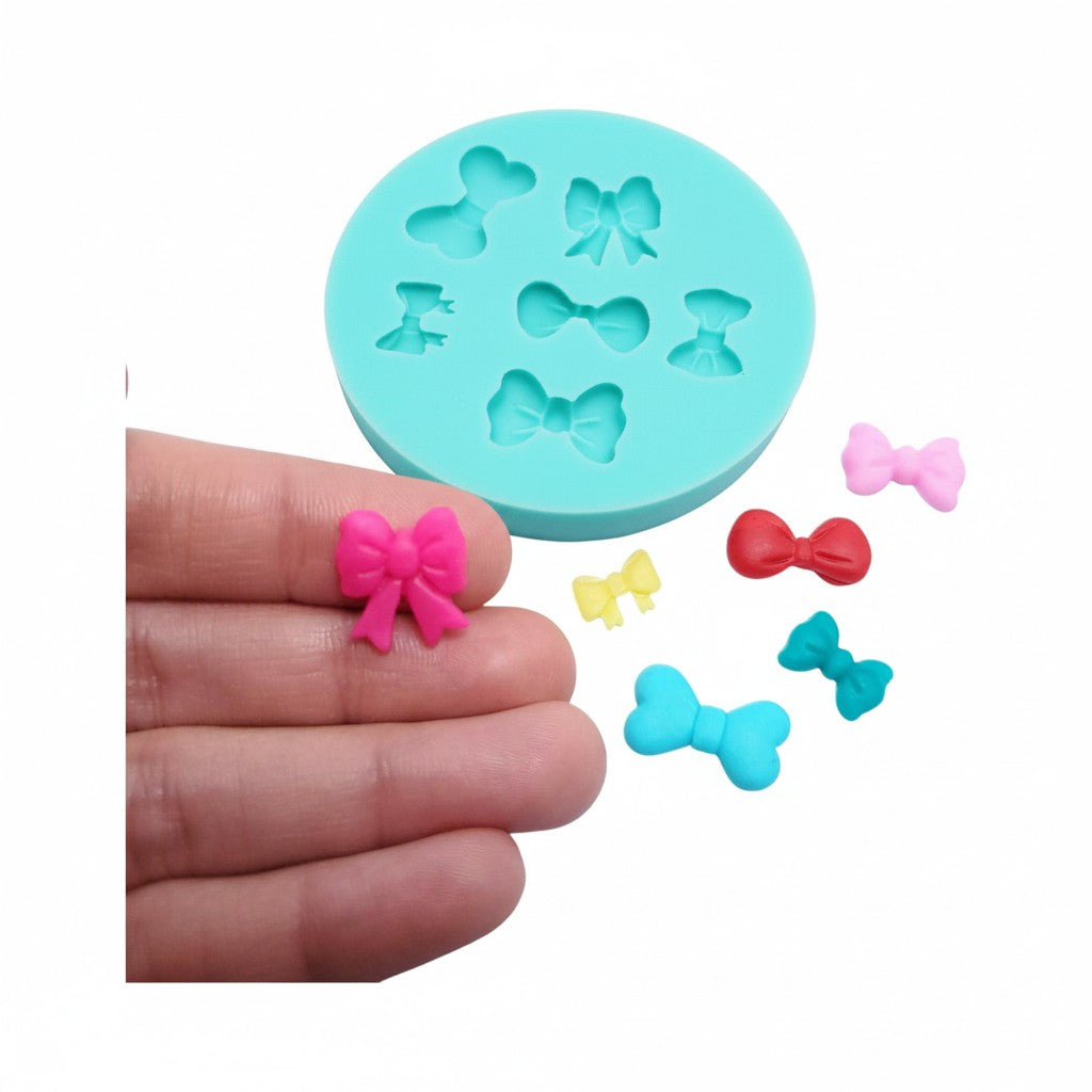 Miniature Bows Multi-Project Silicone Mold for Crafts and Cake Decorating MS013