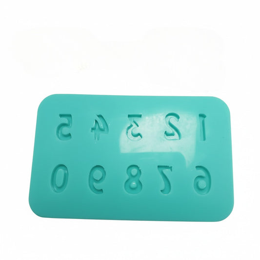 Numbers Silicone Mold for Fondant, Resin, Clay, Miniatures and Cake Decorating