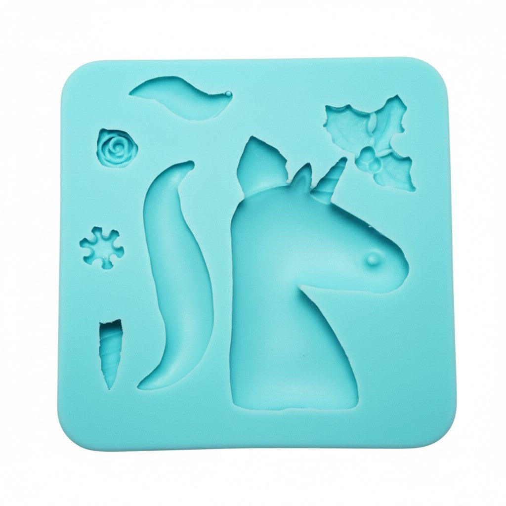 Unicorn Horse Silicone Mold for Cake Decorating, Resin, Fondant and Clay Crafts